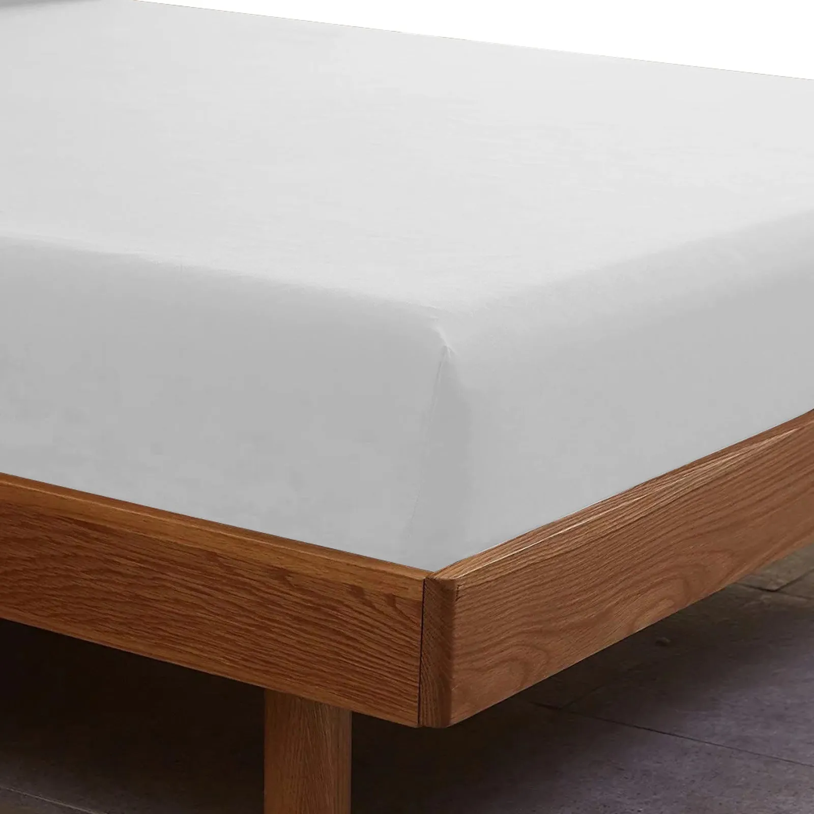 1500 Thread Count Cotton Rich Sheet Set | Ultra Soft Bedding | 3 Piece | Double | White