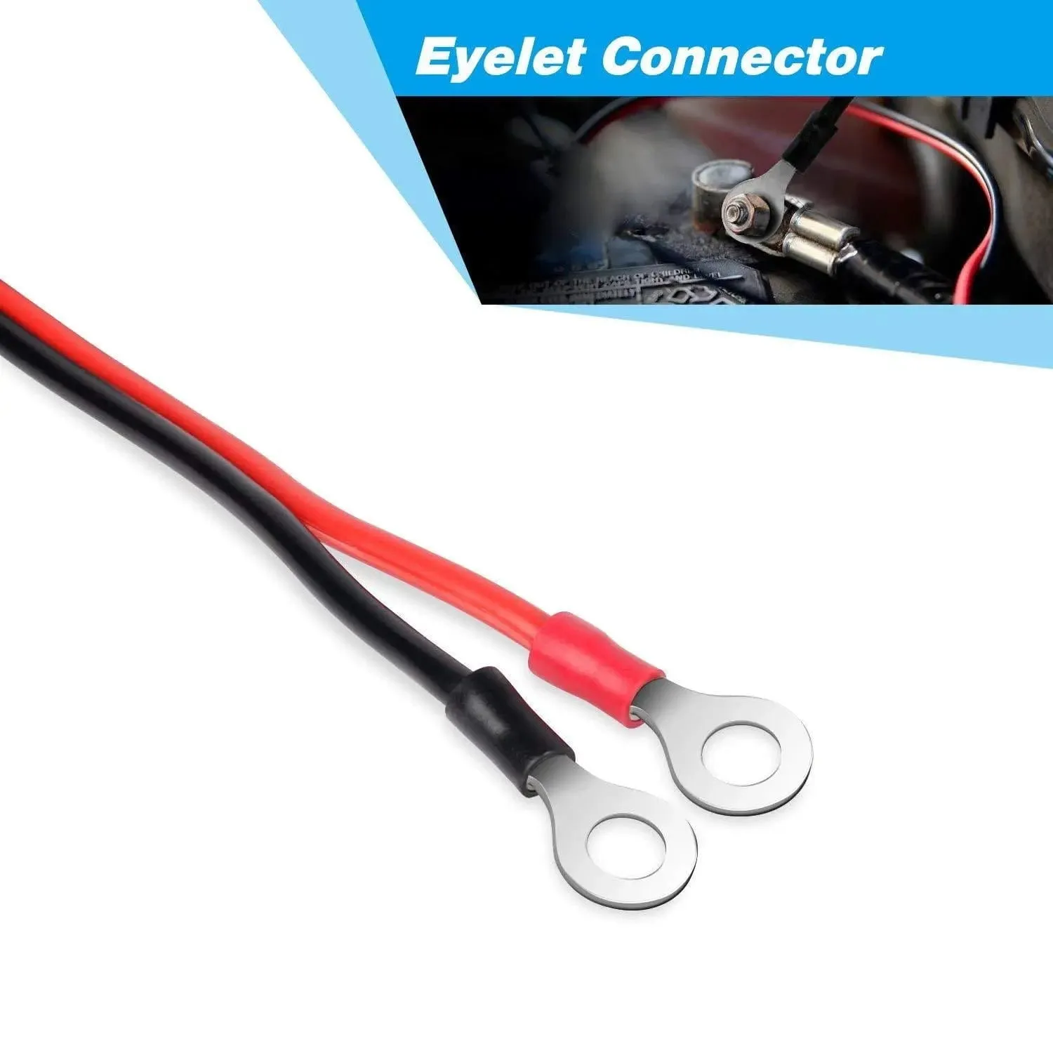 2Pcs 30A Alligator Clips