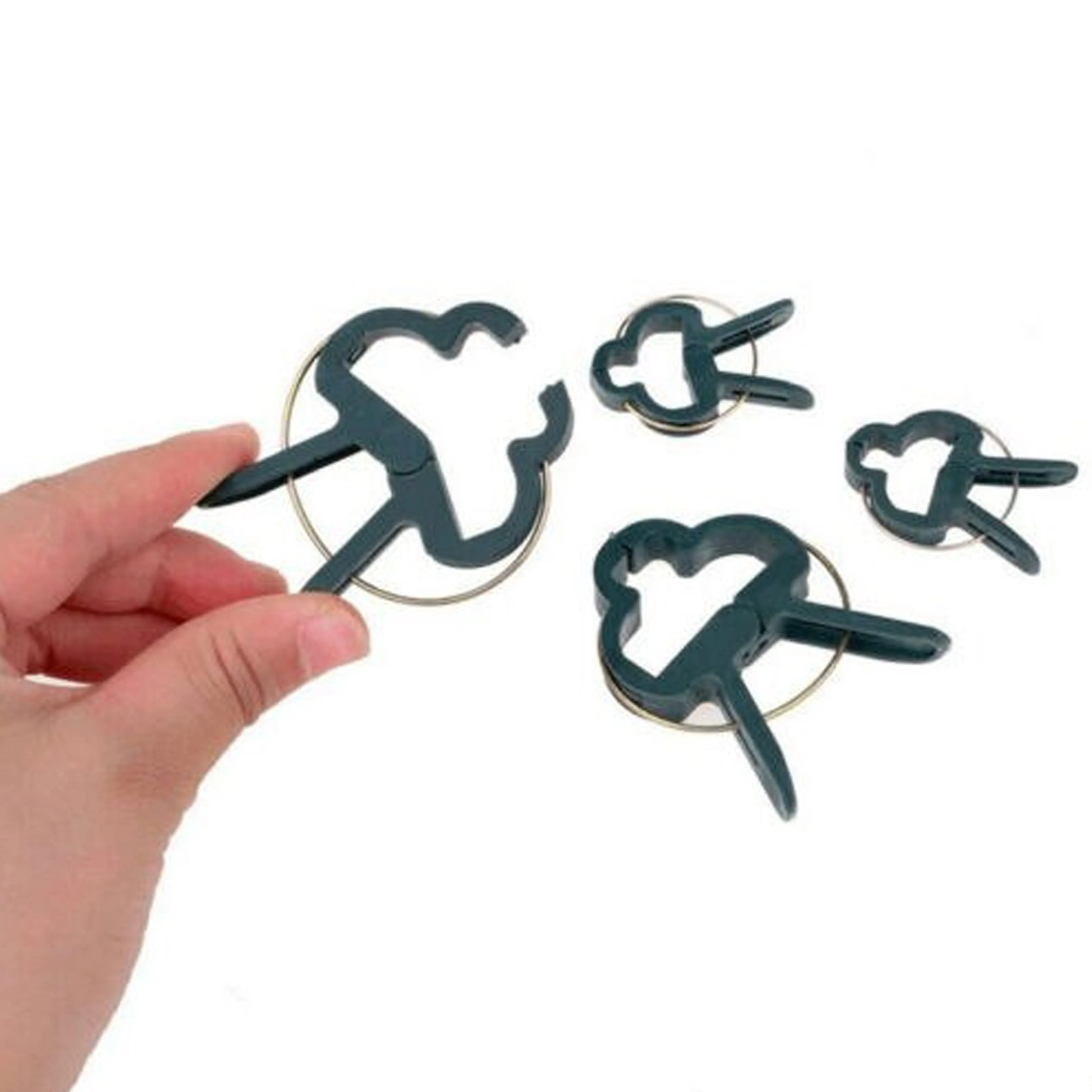 40 Pc Large Plant Support Clips Garden Tomato Vine Vegetable Trellis Twine Ties