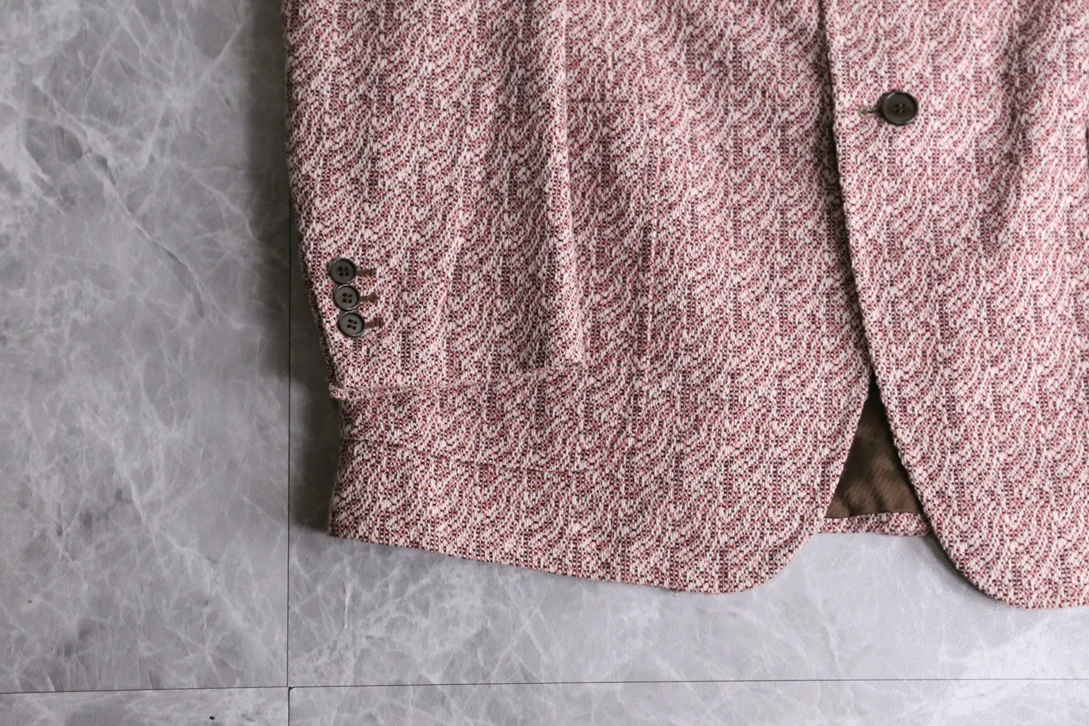 70’s allover pattern tailored jacket