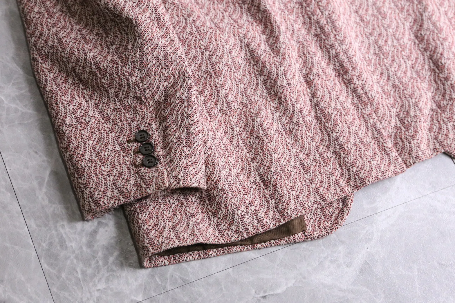 70’s allover pattern tailored jacket