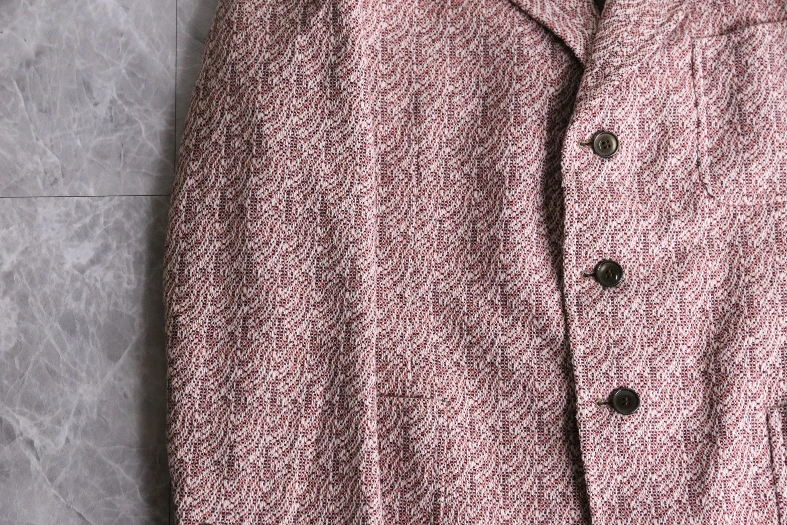 70’s allover pattern tailored jacket