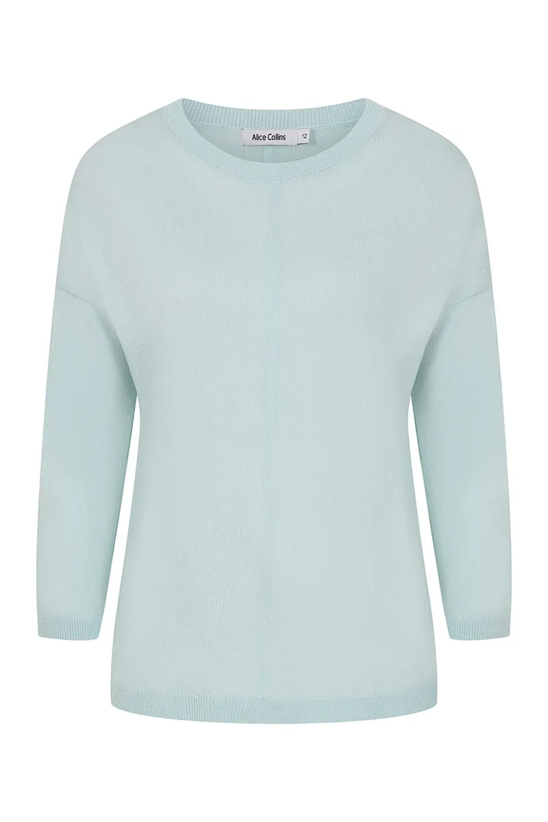 ALICE COLLINS Margaux Sweater Duck Egg