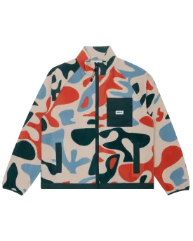 Arima Zip Fleece Jacket in Camo Multi