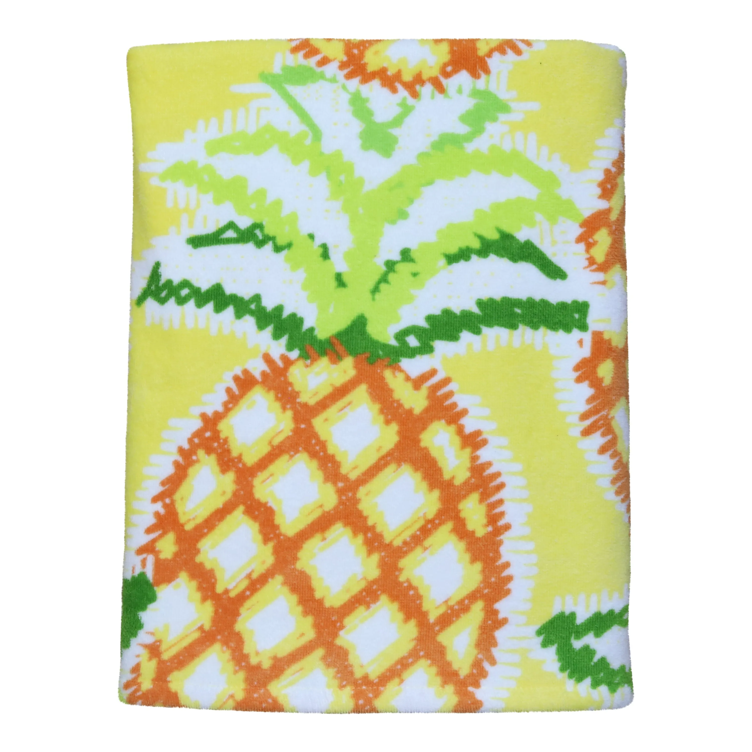 Beach Towel, Pineapple Print