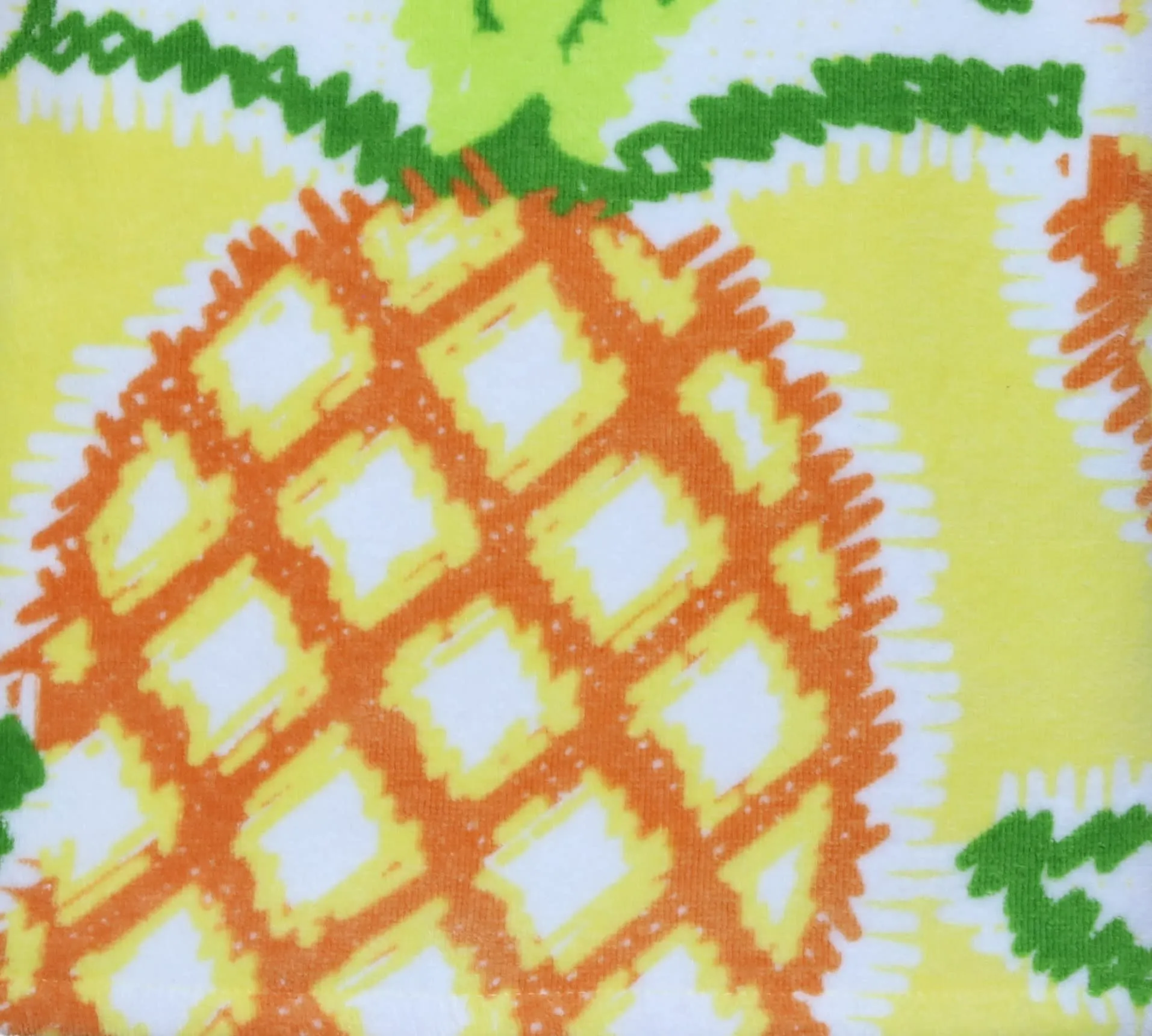Beach Towel, Pineapple Print
