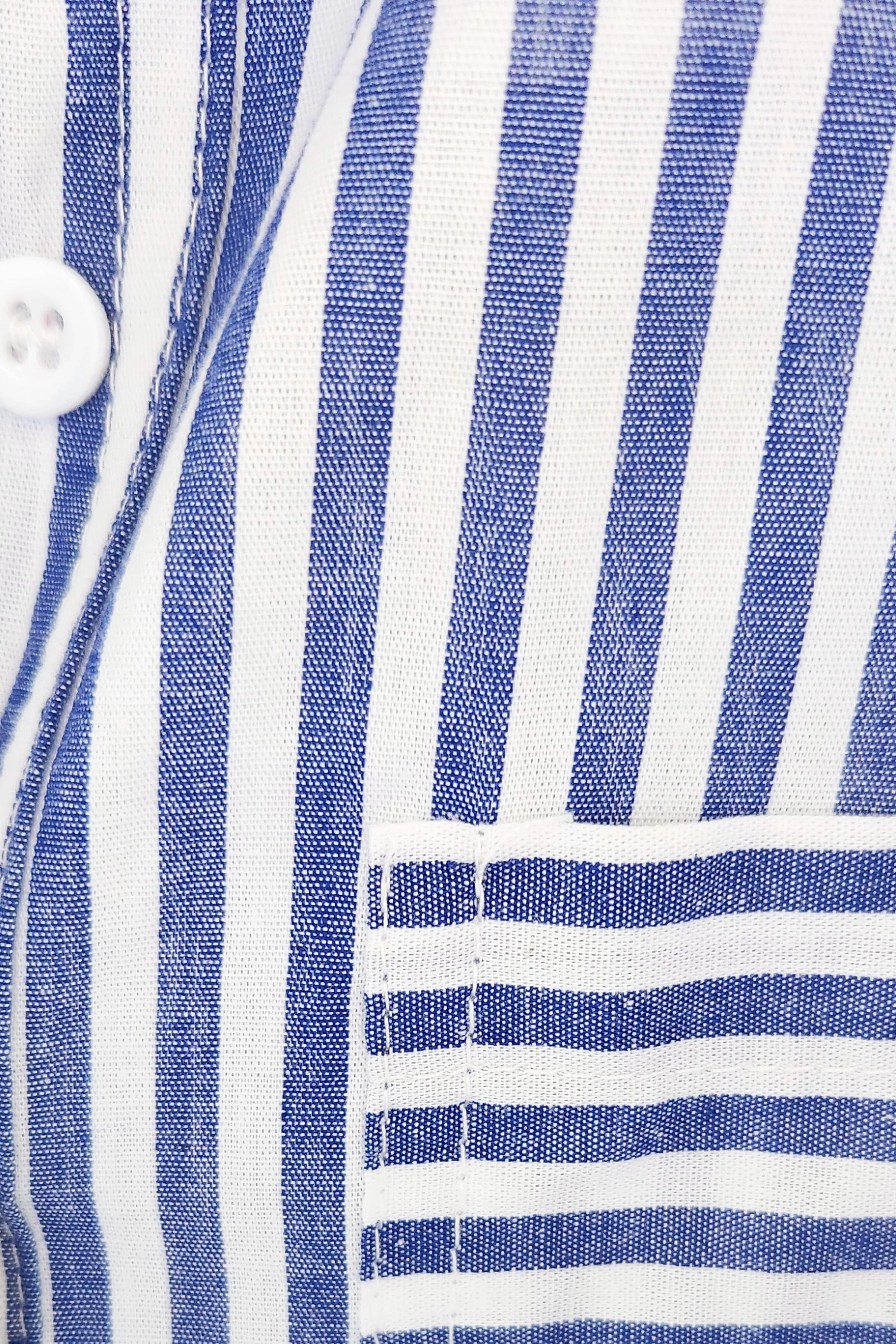 Camryn Shirt - Blue Stripe