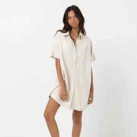 Classic Shirt Dress - Oat