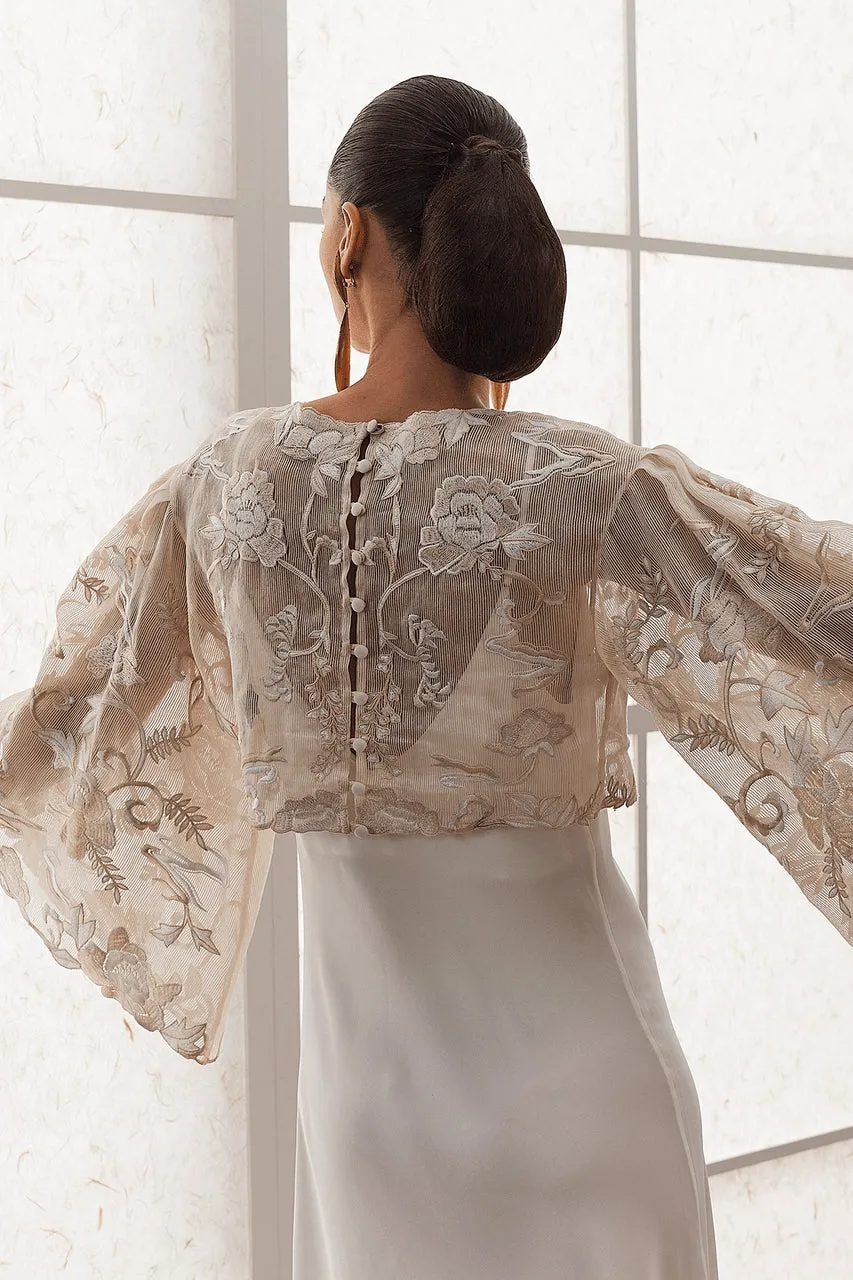Couture Piña Embroidered Top