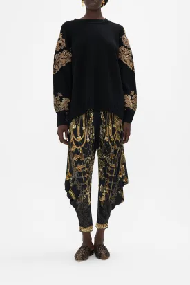 CREW NECK COCOON JUMPER THE NIGHT IS NOIR
