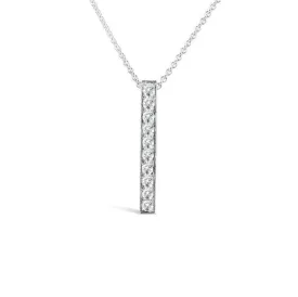 Diamond Bar 'Eternal' Pendant WPP36