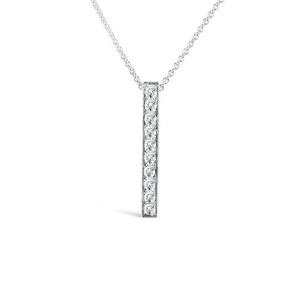 Diamond Bar 'Eternal' Pendant WPP36