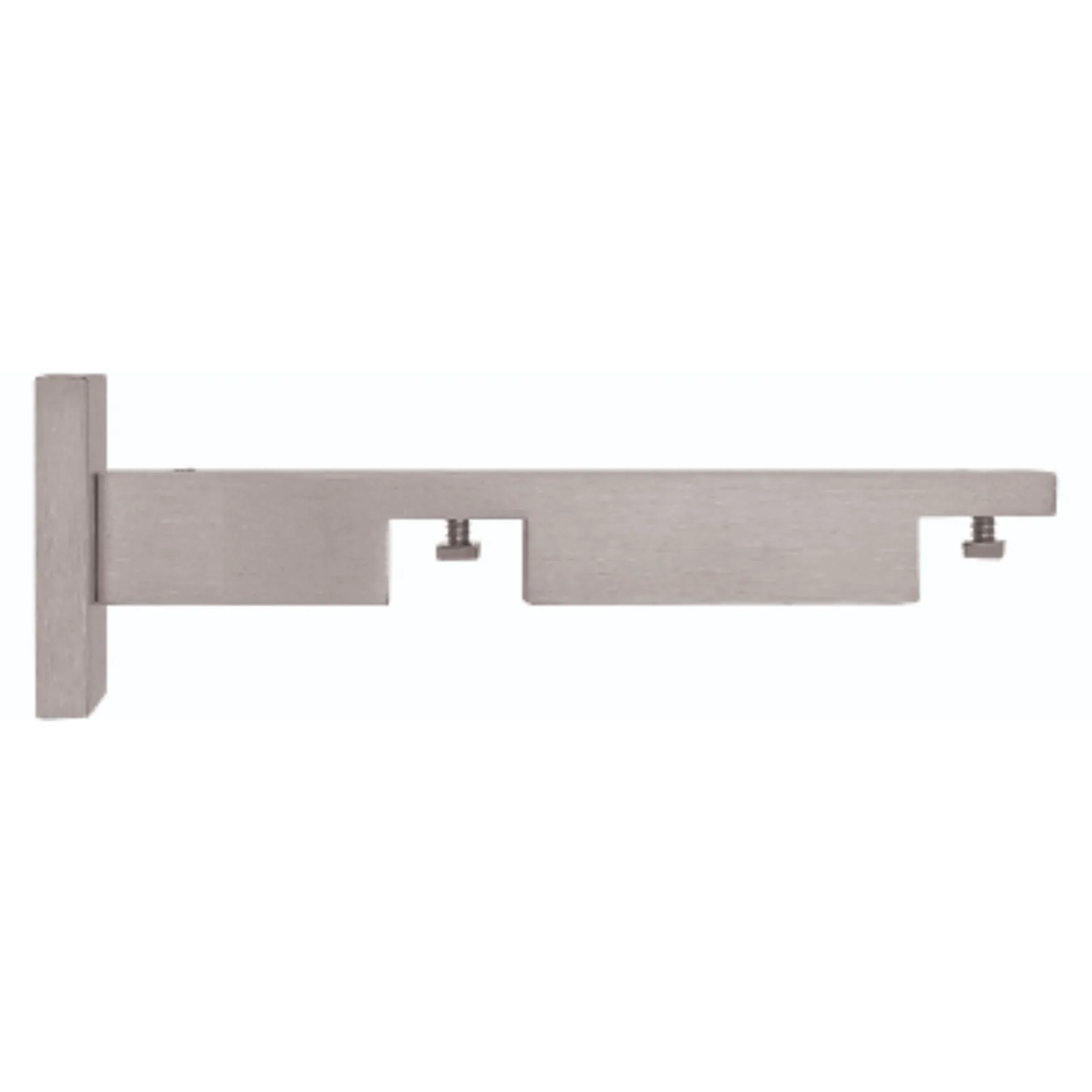 Double Wall Bracket 90/190mm Satin Nickel