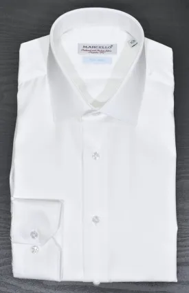 DS103 White Twill Dress Shirt