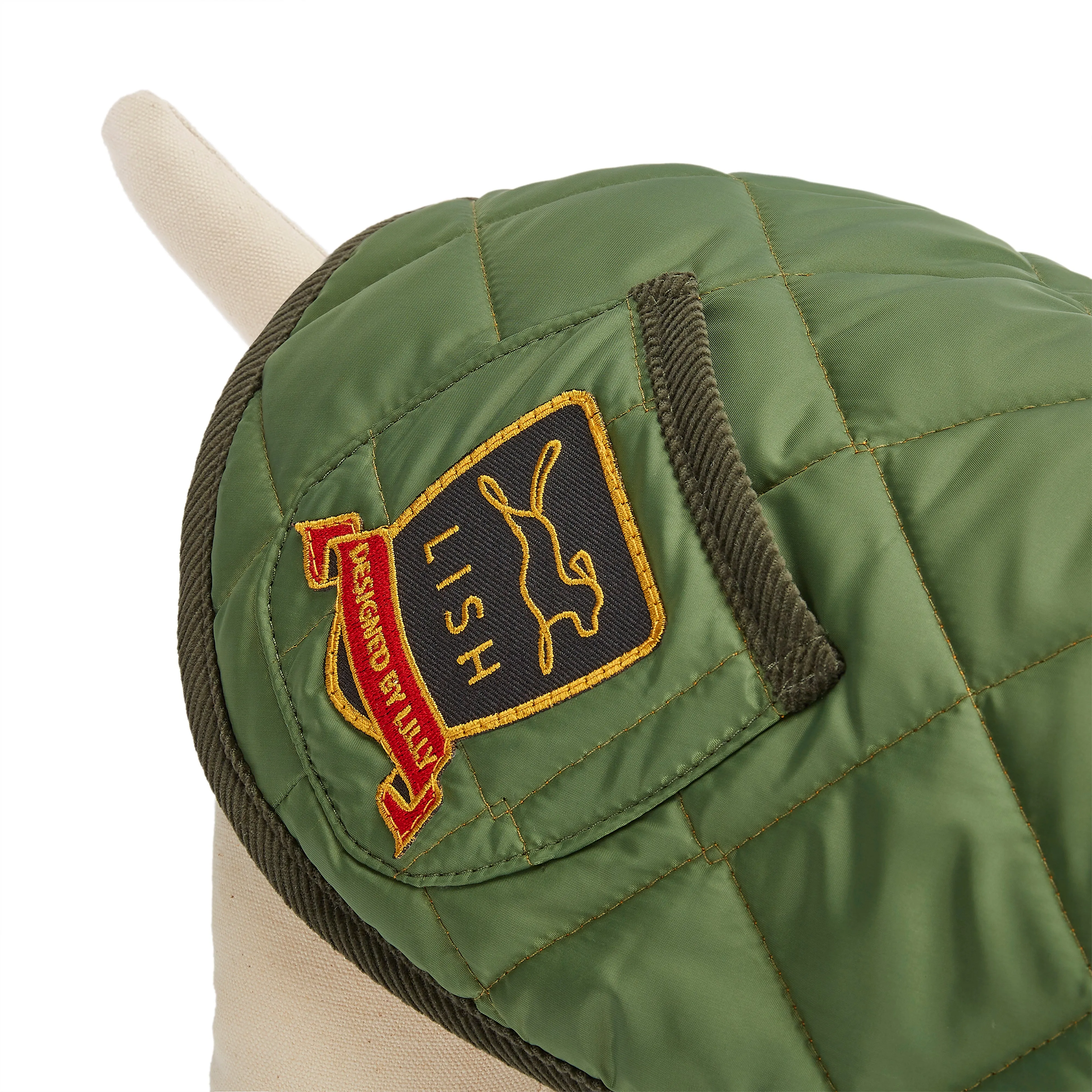 Elwin Khaki Green Designer Luxury Dog Coat