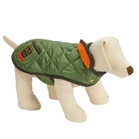 Elwin Khaki Green Designer Luxury Dog Coat