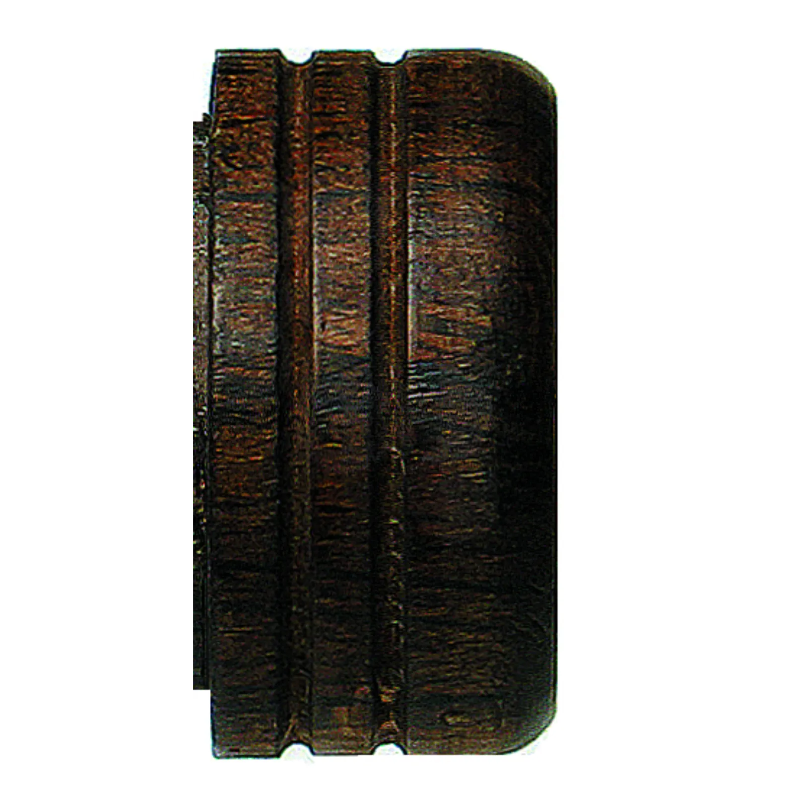 Endcap Wood 2"-leather