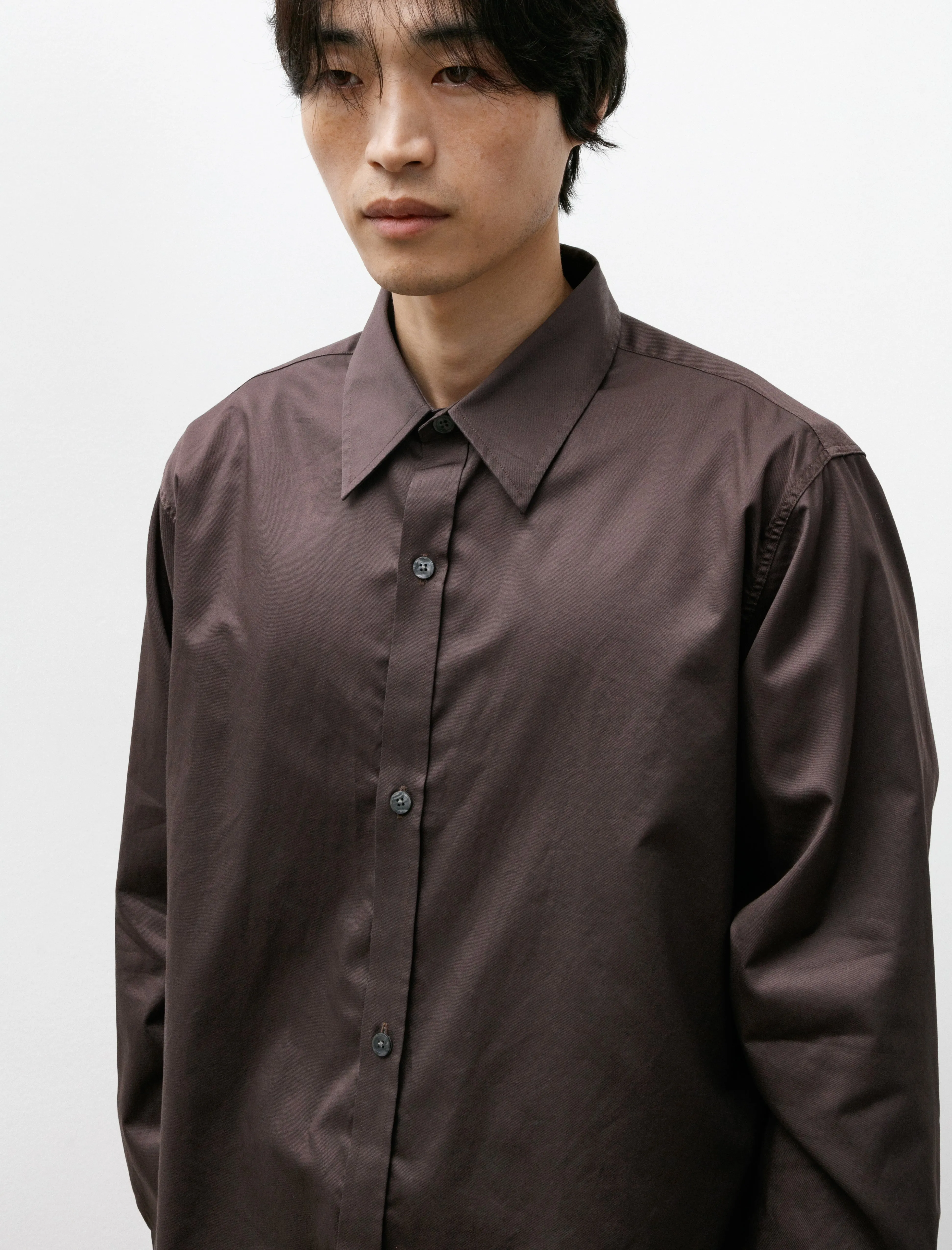 Evening Shirt Aubergine