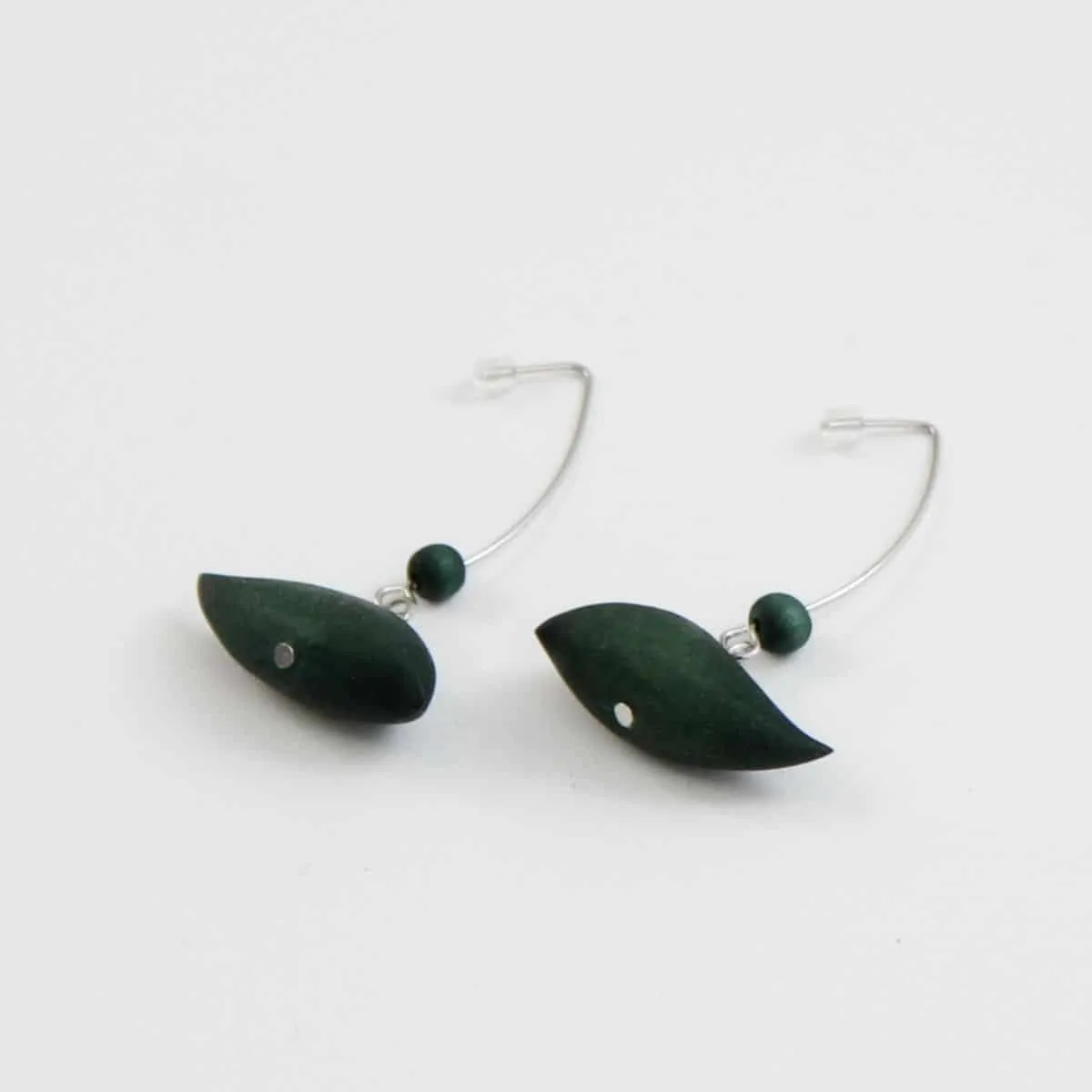 Forest Robin Statement Earrings