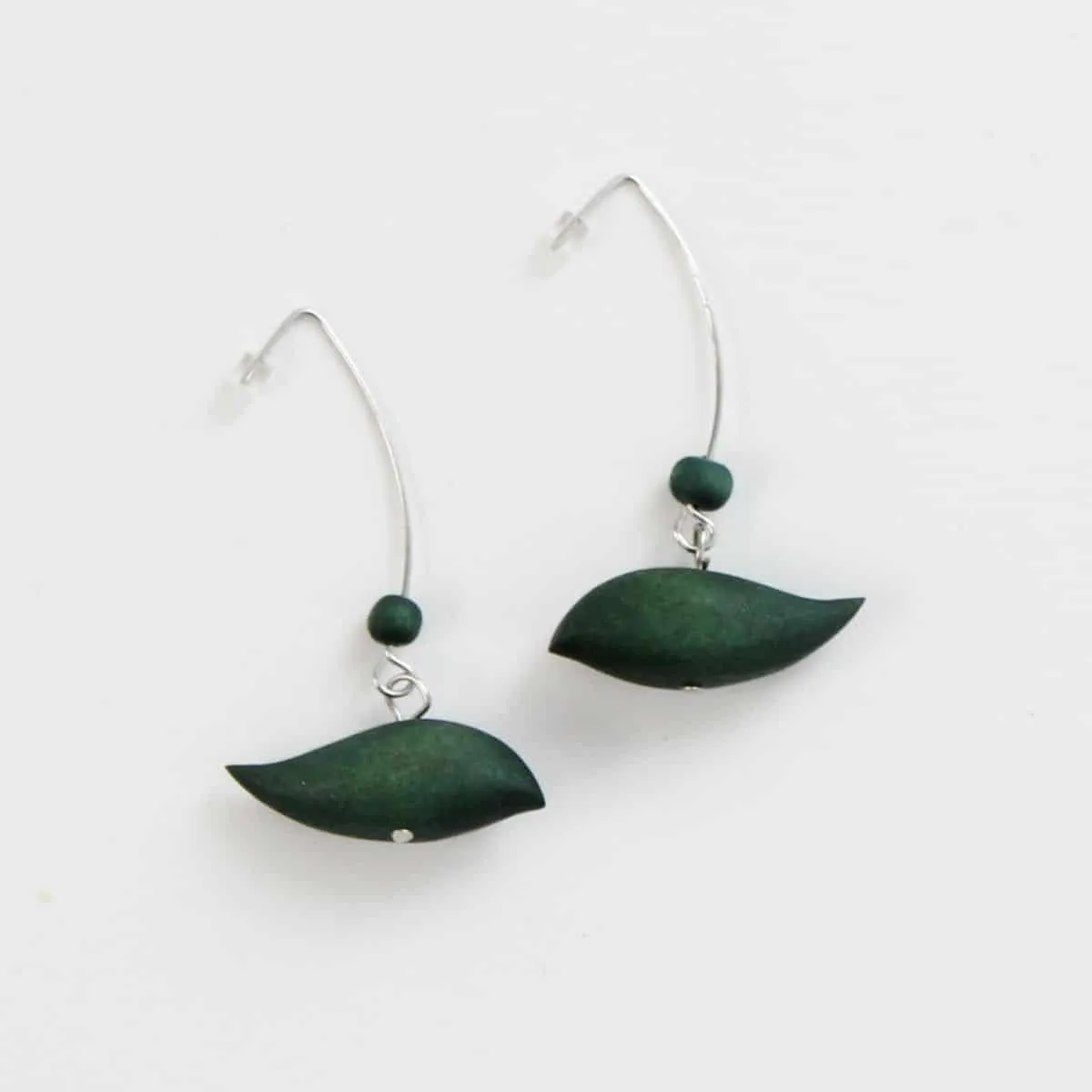 Forest Robin Statement Earrings