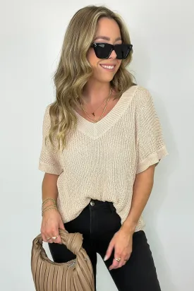 Free Fall Lightweight V-Neck Knit Top - BACK IN STOCK