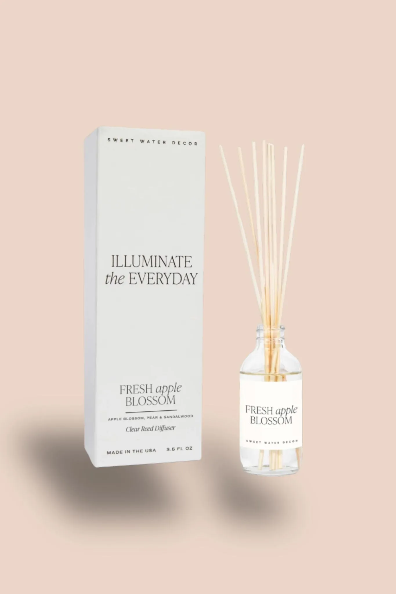 Fresh Apple Blossom Clear Reed Diffuser