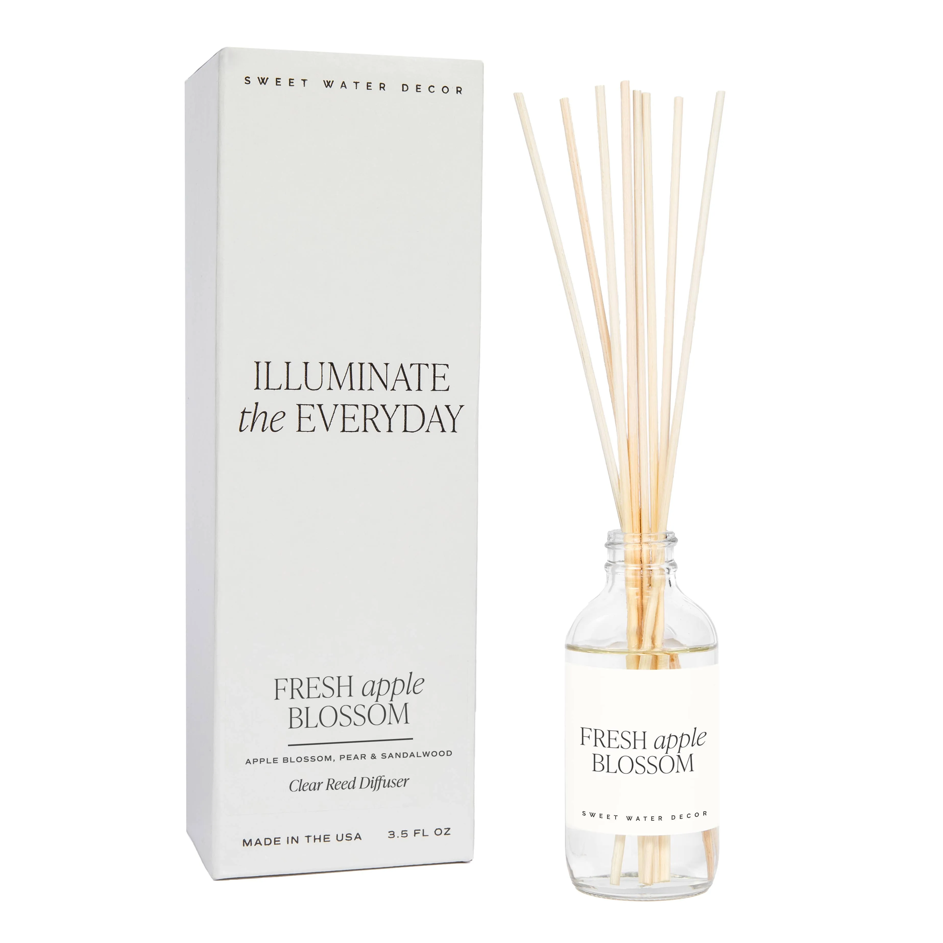 Fresh Apple Blossom Clear Reed Diffuser