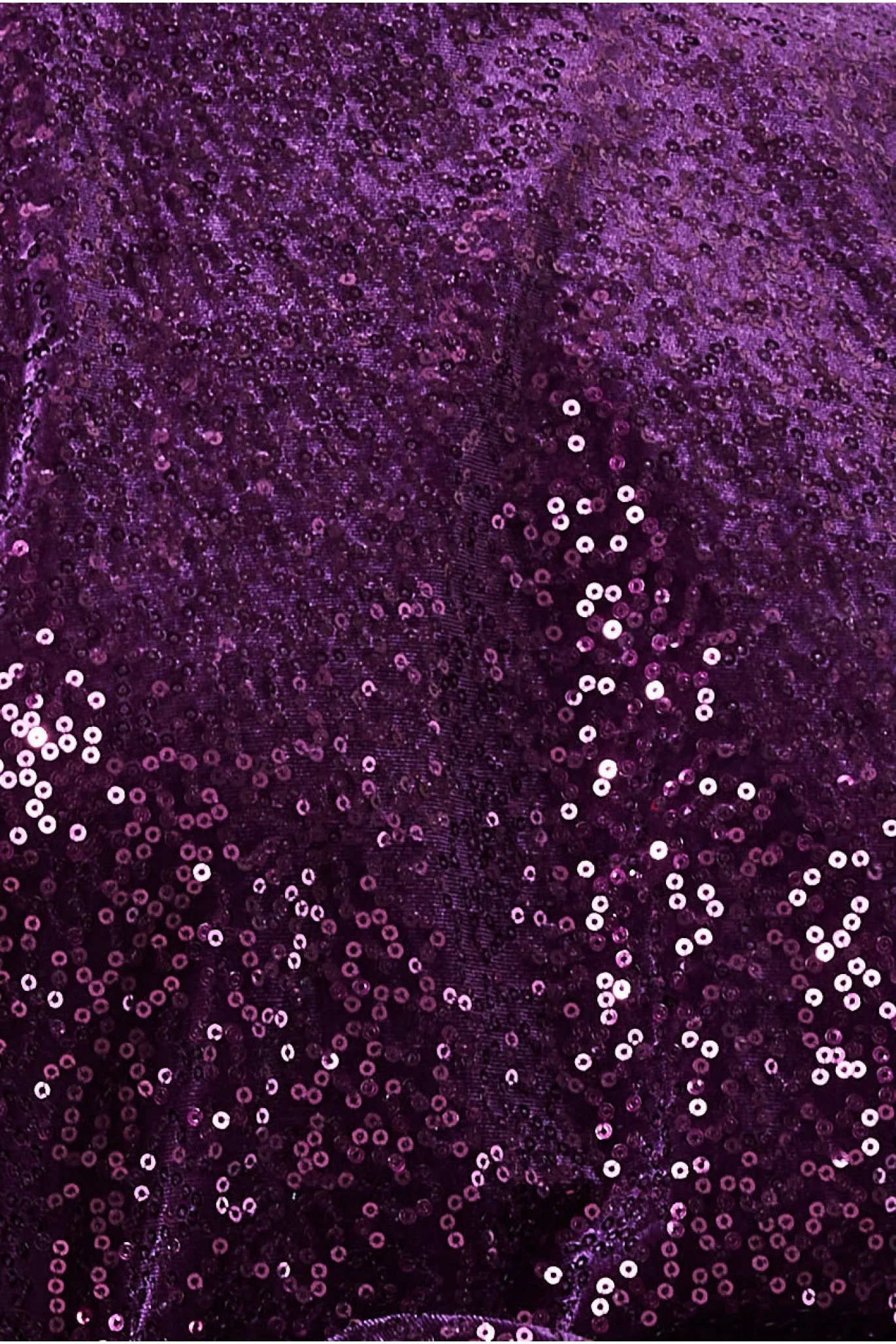 Goddiva Patterned Sequin Embroidered Velvet Jumper