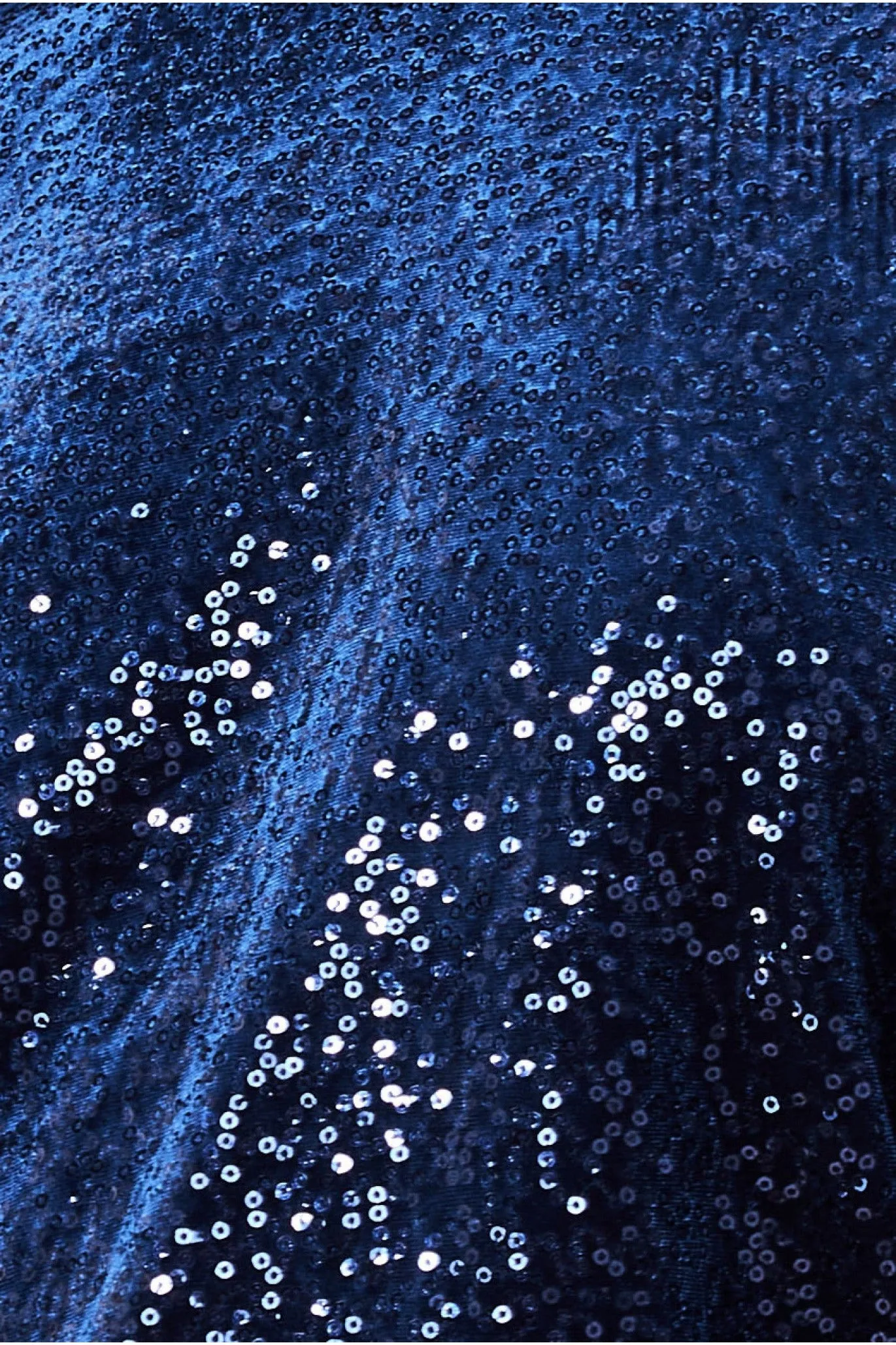 Goddiva Patterned Sequin Embroidered Velvet Jumper