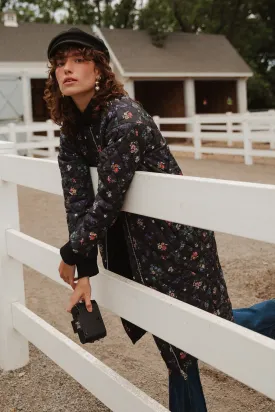Harlowe Quilted Jacket in Floral - FINAL SALE