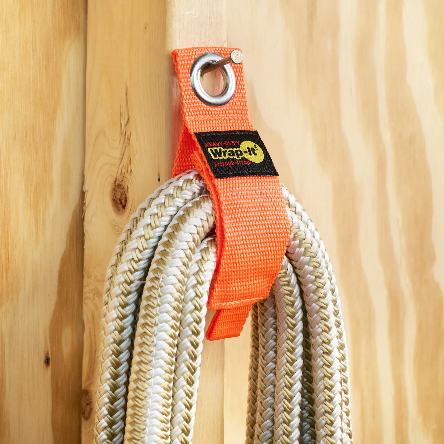 Heavy-Duty Storage Straps - 10-in. (3-Pack) Blaze Orange