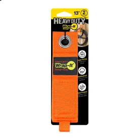 Heavy-Duty Storage Straps - 13-in. (2-Pack) Blaze Orange