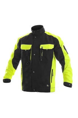 Jacket CXS SIRIUS BRIGHTON, winter, men´s, black - yellow