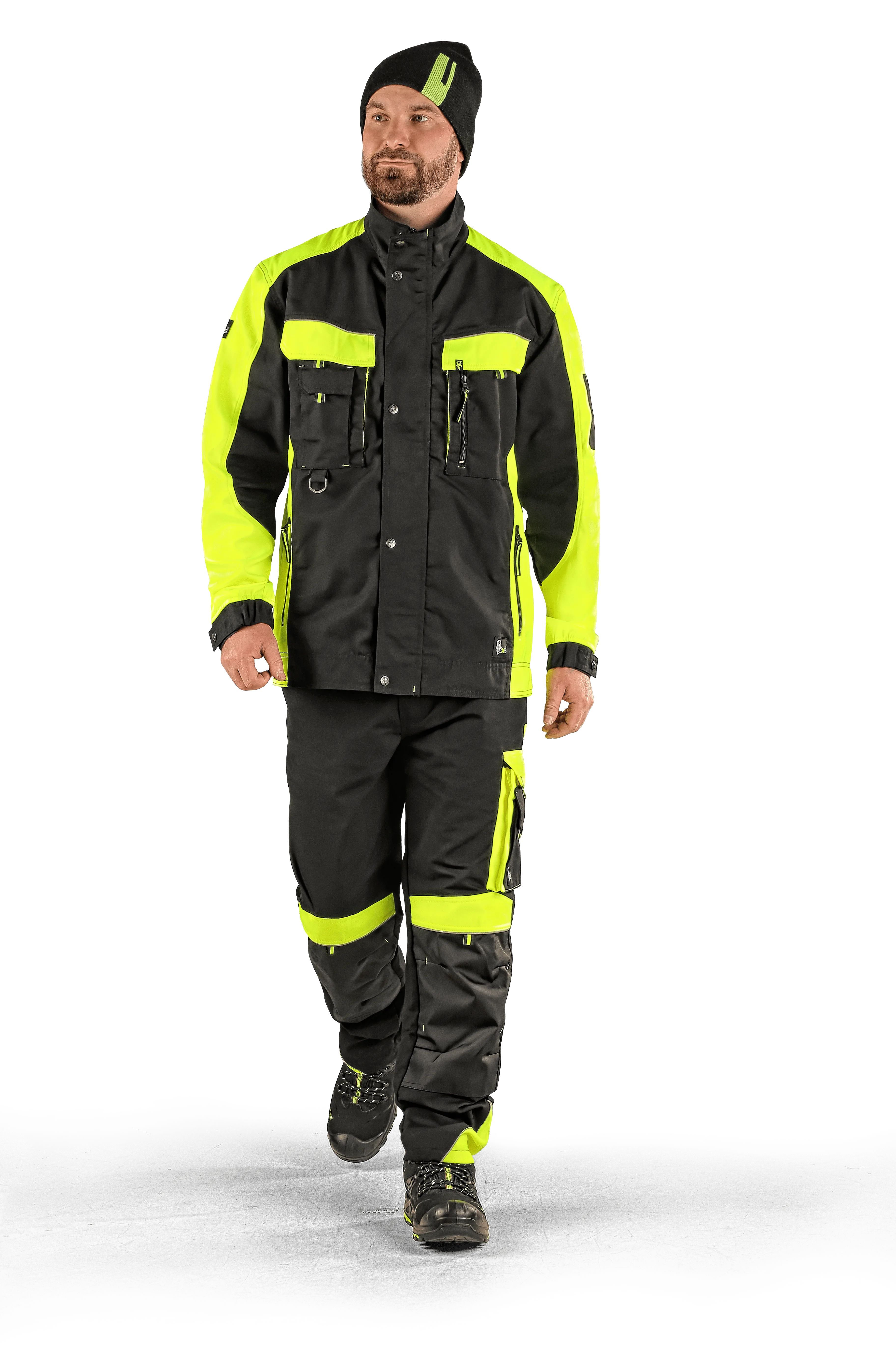 Jacket CXS SIRIUS BRIGHTON, winter, men´s, black - yellow