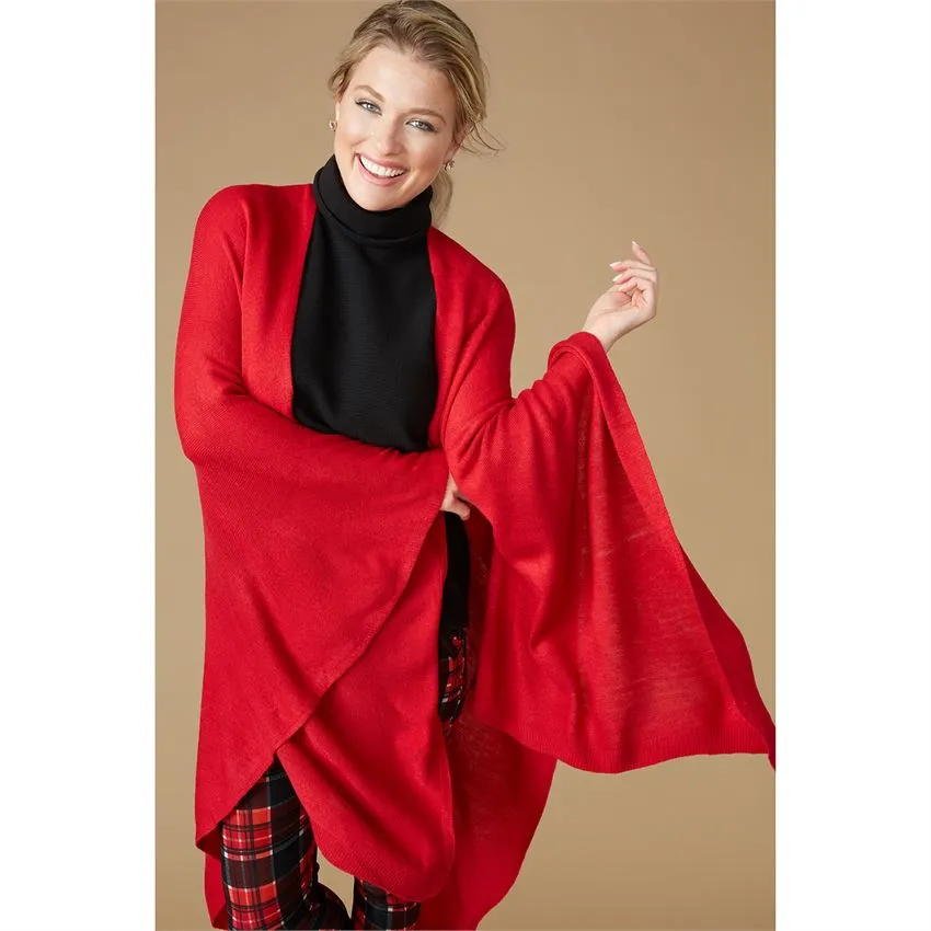 Kiara Lightweight Wrap - Rust - Final Sale