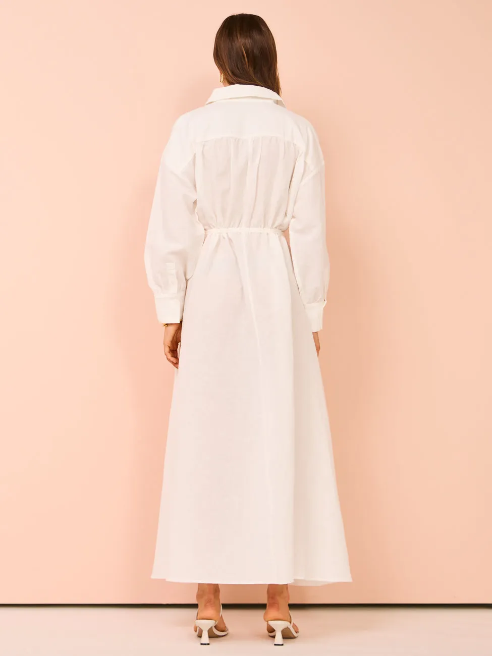 Kinney Isla Shirtdress in Ivory