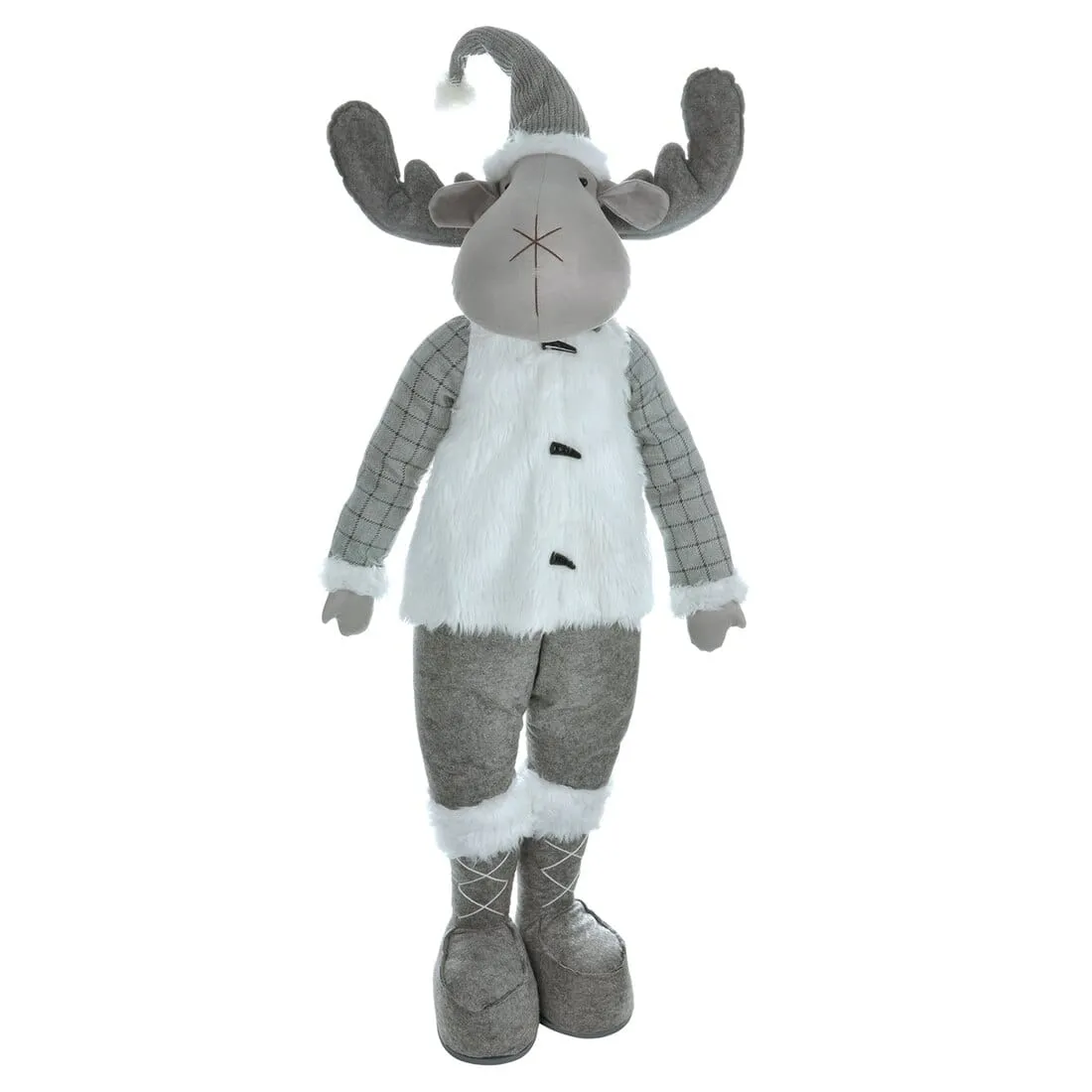 Large 138cm Standing Reindeer Christmas Novelty Decoration
