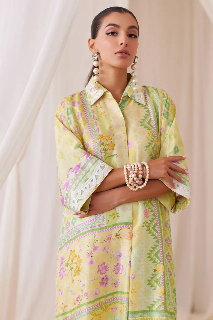 Lea Fall'24 - Butter Yellow Shirt Dress