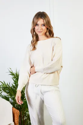 Luna Beige Knit Jumper