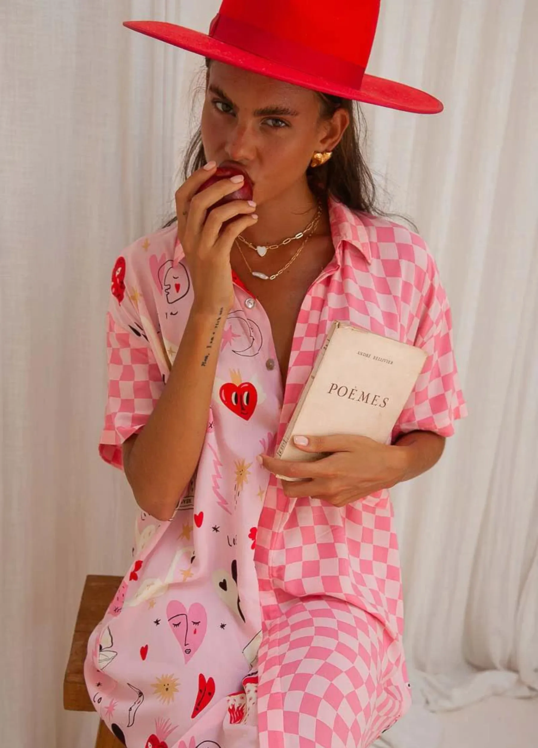 Palm Collective - Valentines Shirt Dress