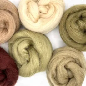 Paradise Fibers Mixed Shetland Wool Bag - Earth Collection