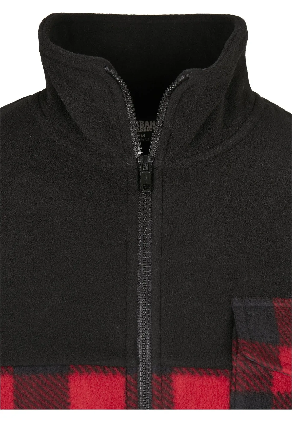 Patterned Polar Fleece Track Jacket