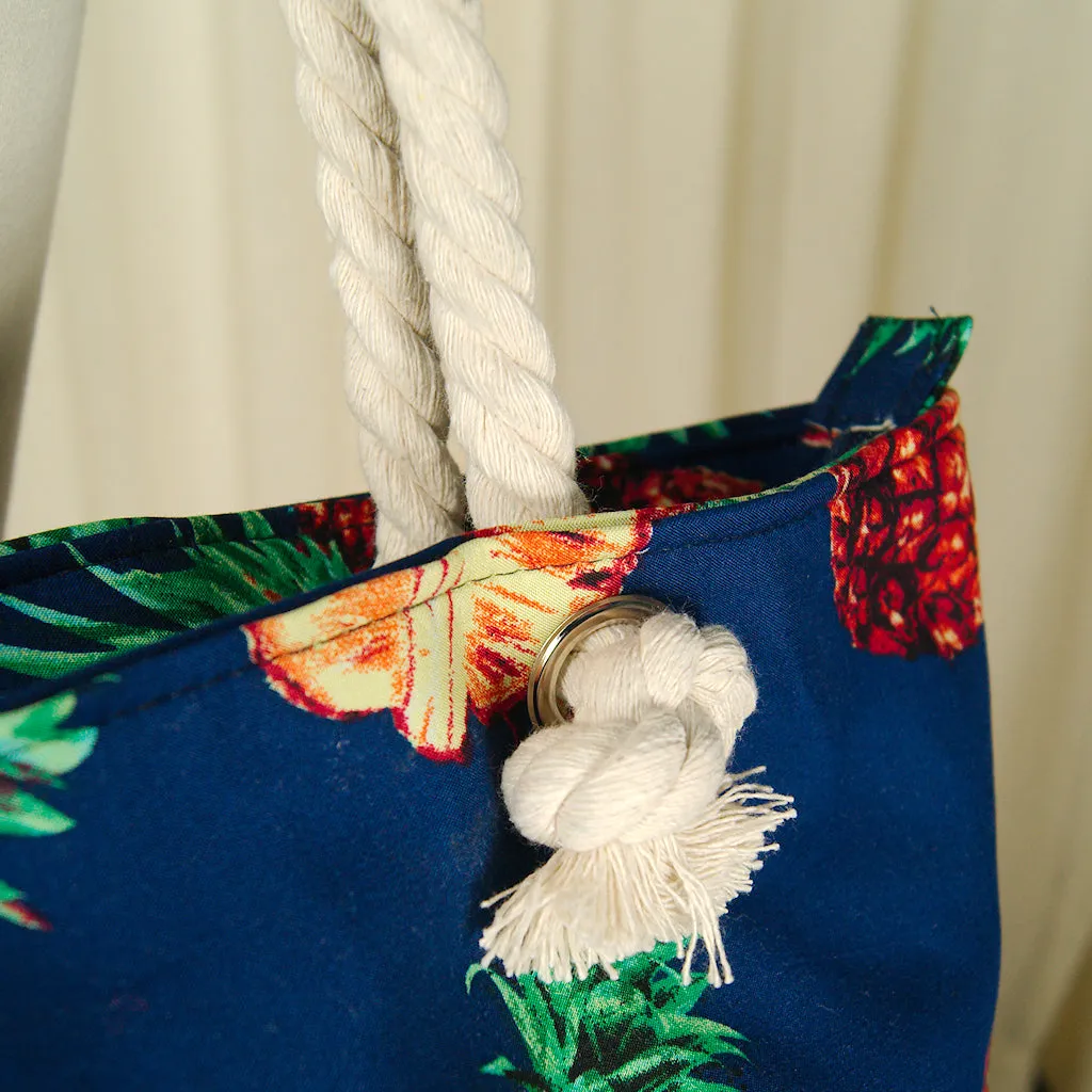 Pineapple Tiki Drink Totebag