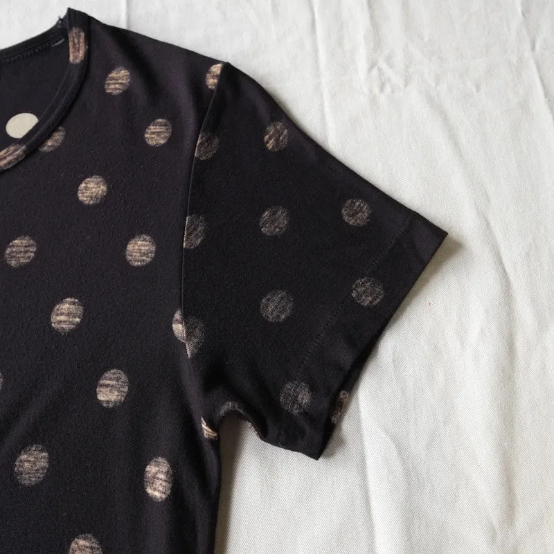 polka dot maxi dress