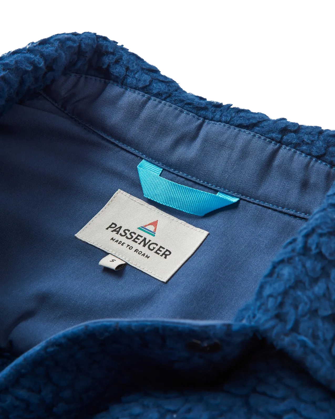 Rappel Recycled Fleece Jacket in Dark Denim