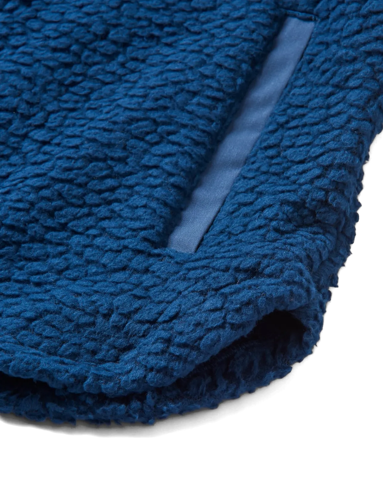 Rappel Recycled Fleece Jacket in Dark Denim