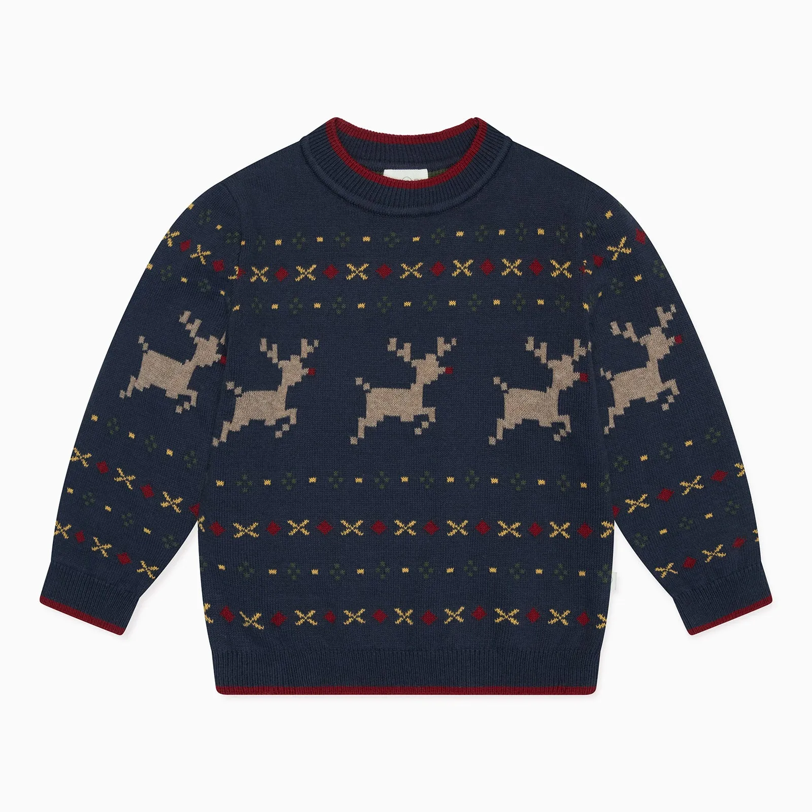 Reindeer Fair Isle Knitted Sweater