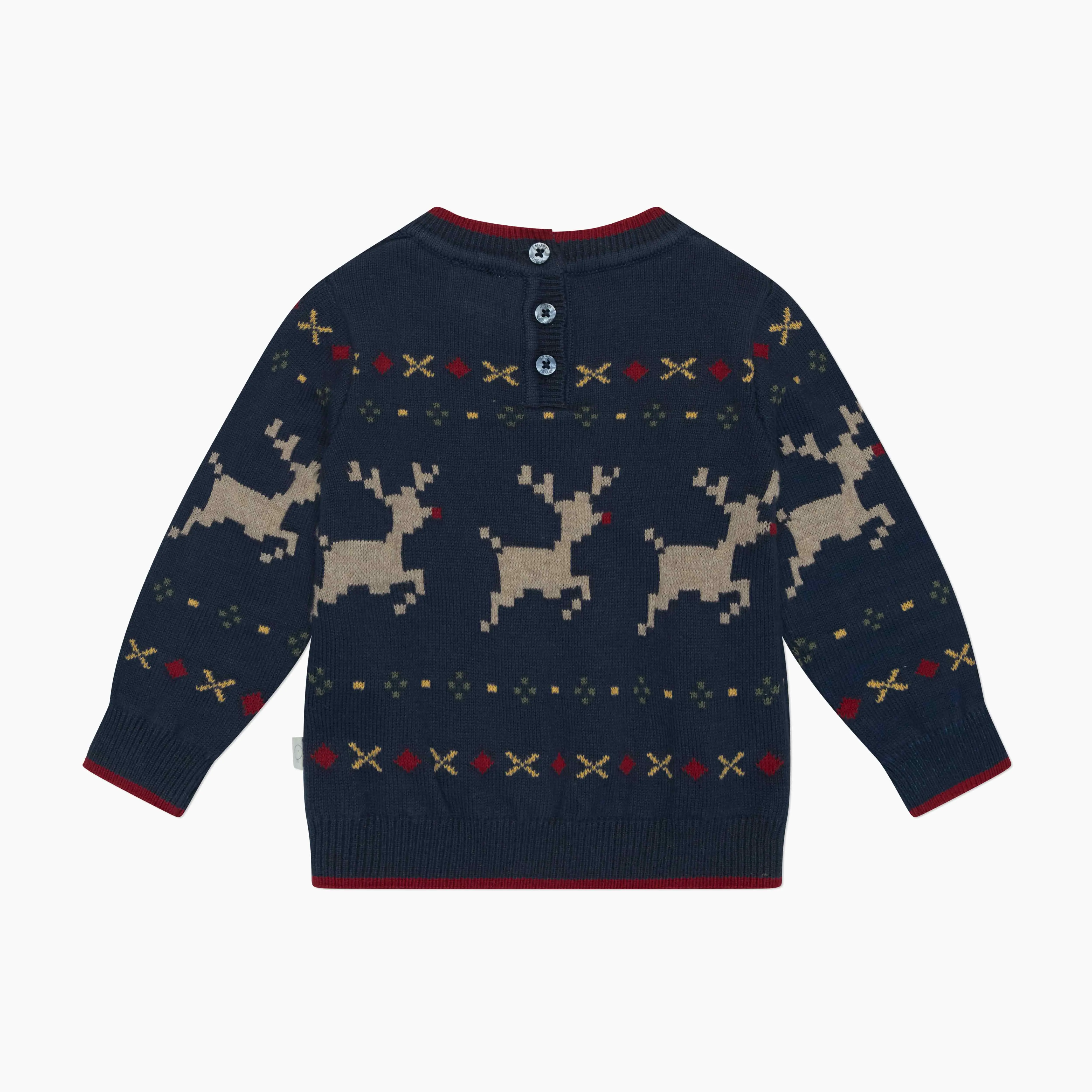 Reindeer Fair Isle Knitted Sweater