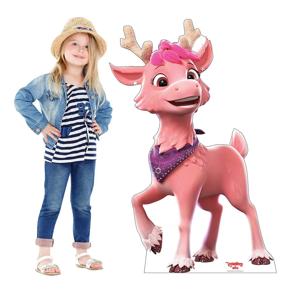 Reindeer In Here Pinky Standee