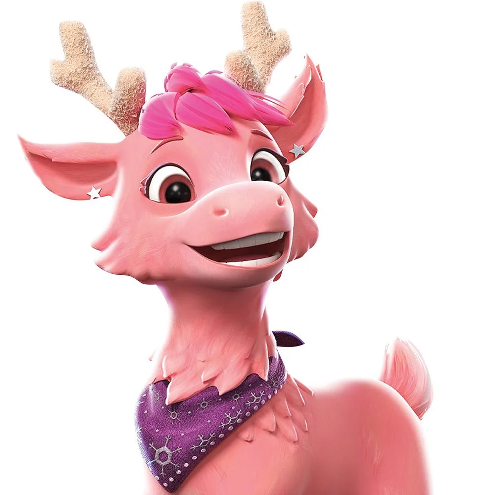 Reindeer In Here Pinky Standee